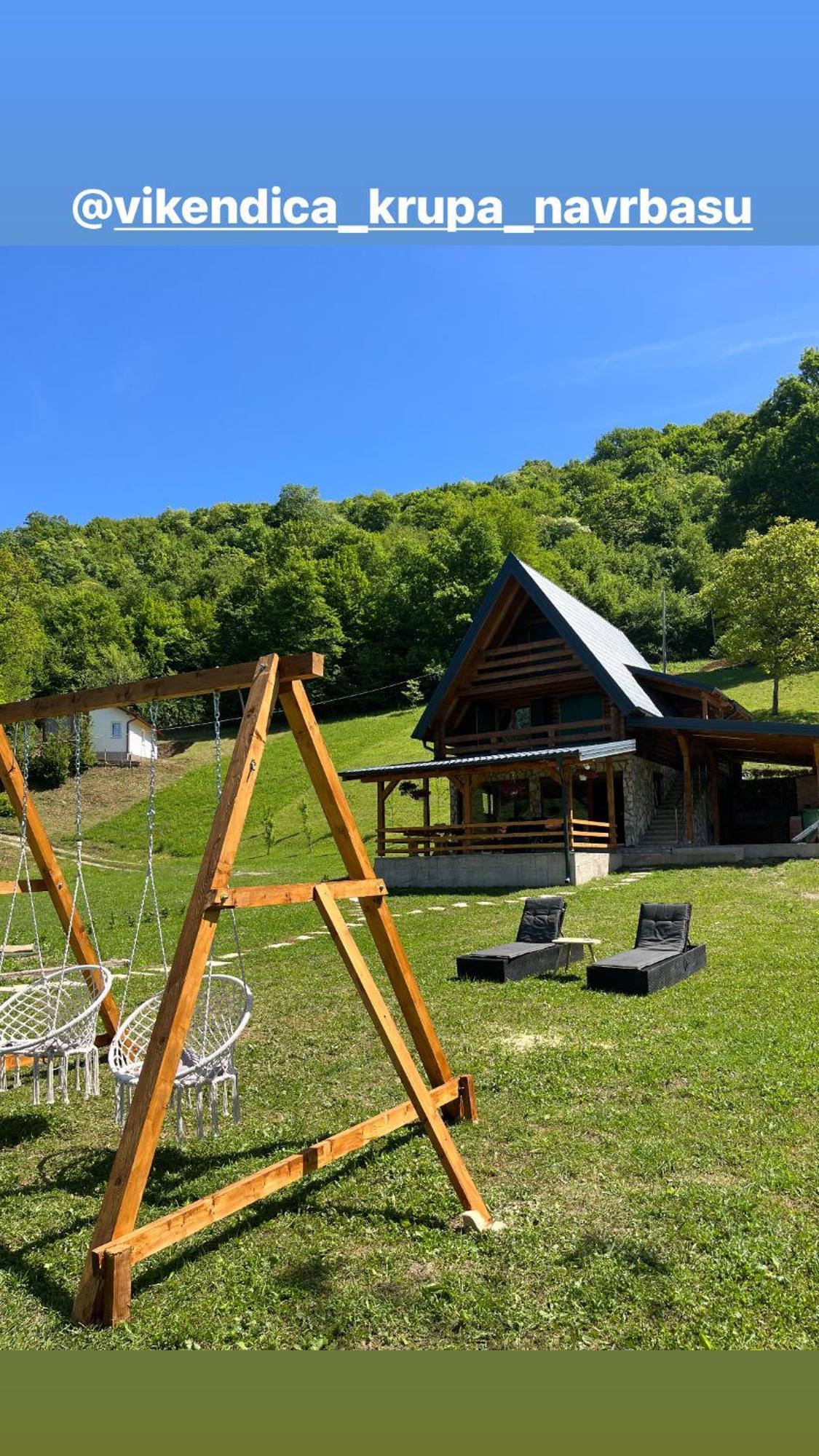 Vikendica Krupa Na Vrbasu Villa Banja Luka Bagian luar foto